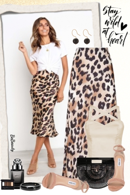 nr 2956 - Stay wild, wear leopard print- combinação de moda
