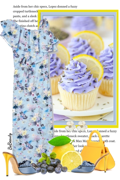 nr 2980 - Blueberry and lemon muffins- Combinazione di moda