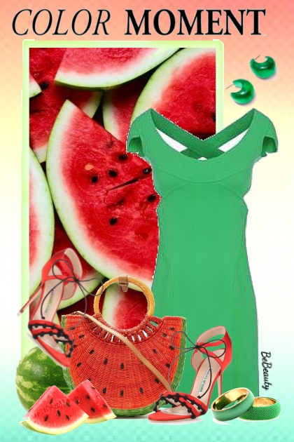 nr 3216 - Refreshing watermelon- Combinaciónde moda