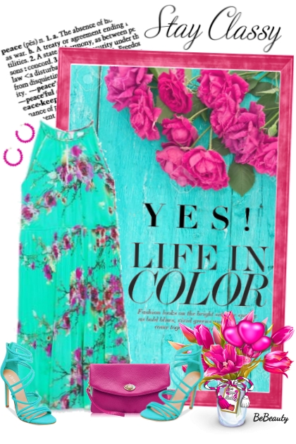 nr 3425 - Life in color- combinação de moda