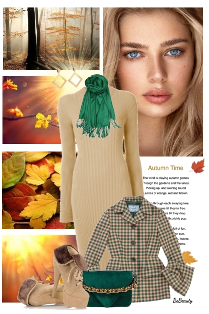 nr 3645 - I ♥ Autumn- Modna kombinacija