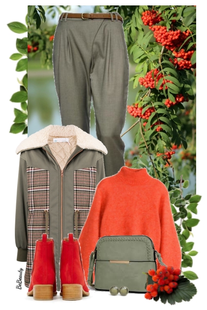 nr 3686 - Autumn walk- Fashion set