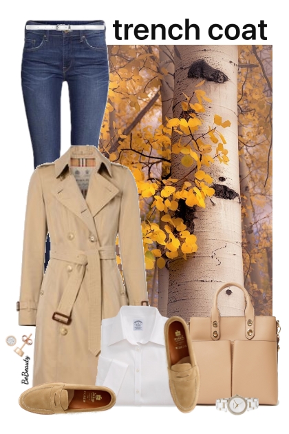 nr 3688 - Trench coat- Fashion set