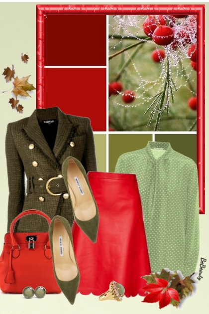 nr 3711 - Autumn elegance- Combinazione di moda