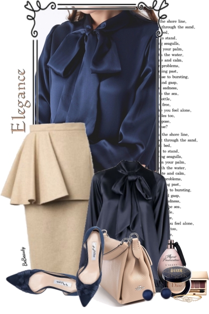 nr 3736 - Timeless elegance- Combinaciónde moda