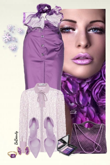 nr 3738 - Purple shades- Combinaciónde moda