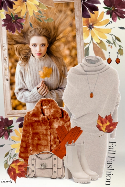 nr 3840 - Autumn girl- Modna kombinacija