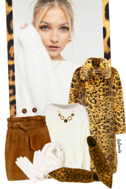 nr 3904 - Leopard print- Fashion set
