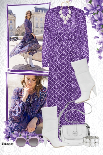 nr 4410 - Purple dress