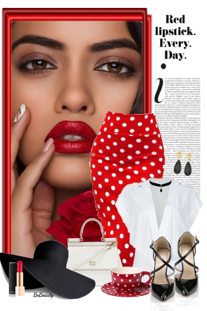nr 4450 - Red lips