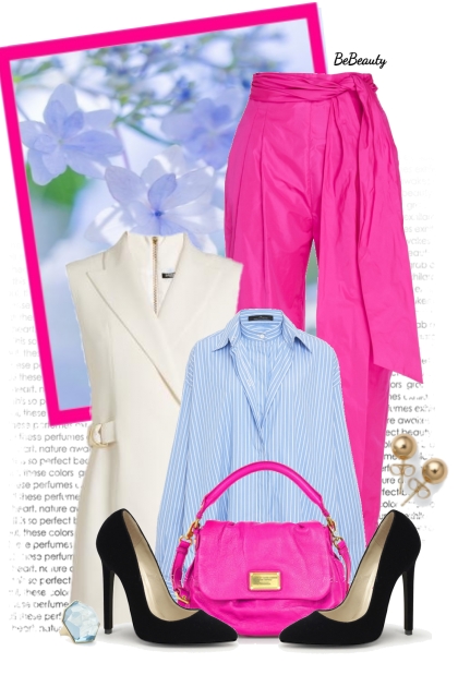 nr 4514 - Hot pink for spring- Combinaciónde moda