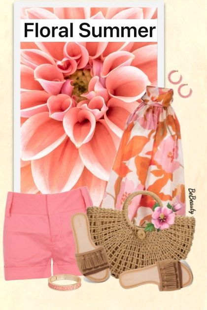 nr 4785 - Floral summer- combinação de moda