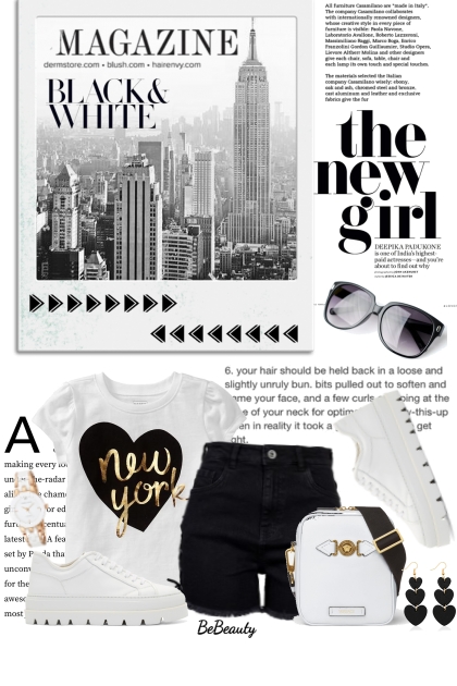 nr 5033 - Black & white- Fashion set