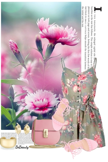 nr 5075 - Floral dress