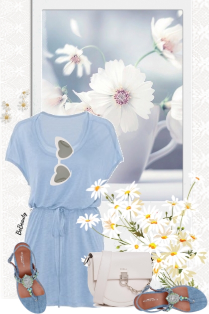 nr 5113 - Casual mini dress- Fashion set