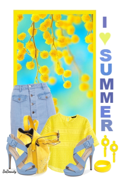 nr 5190 - I ♥ Summer- Modekombination