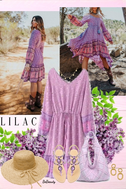 nr 5284 - Sweet lilac- Fashion set