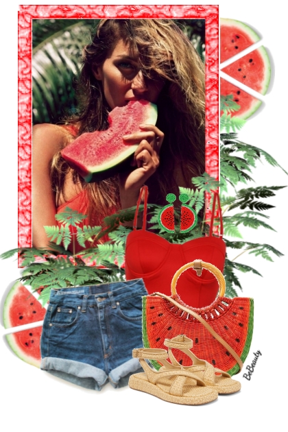 nr 5314 - Watermelon inspiration- combinação de moda
