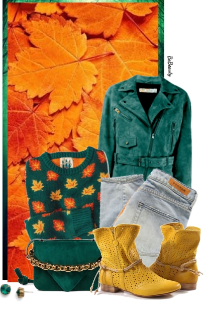nr 5413 - Autumn leaves- Combinaciónde moda