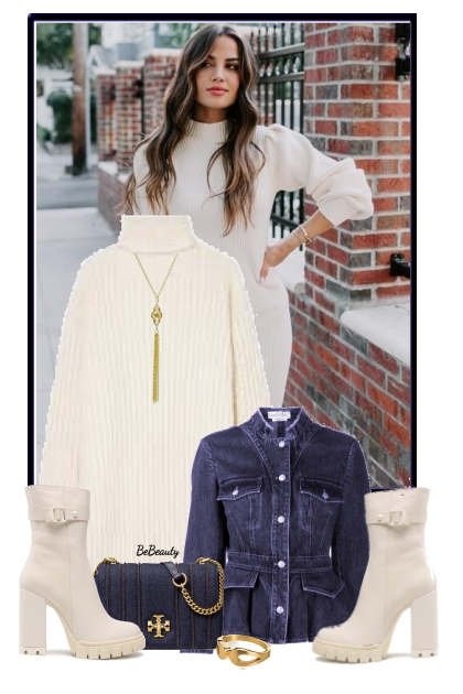 nr 5431 - Sweater dress- Combinazione di moda
