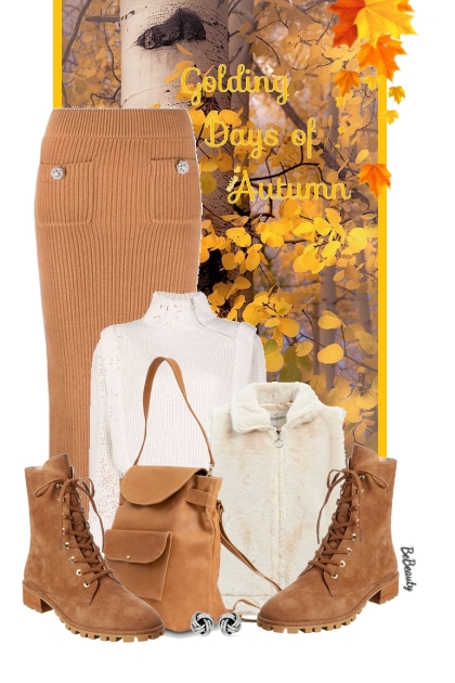 nr 5584 - Golden Autumn- combinação de moda