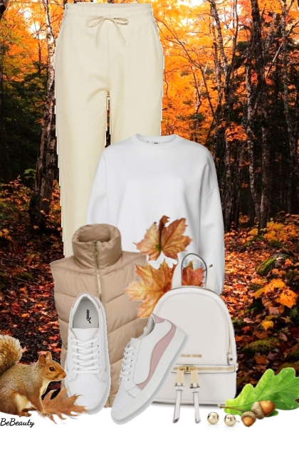 nr 5595 - Autumn in  the forest- Fashion set