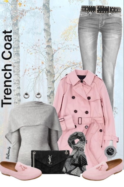 nr 5601 - Trench coat- Fashion set