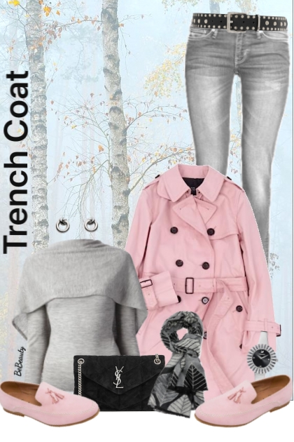 nr 5601 - Trench coat- Combinaciónde moda