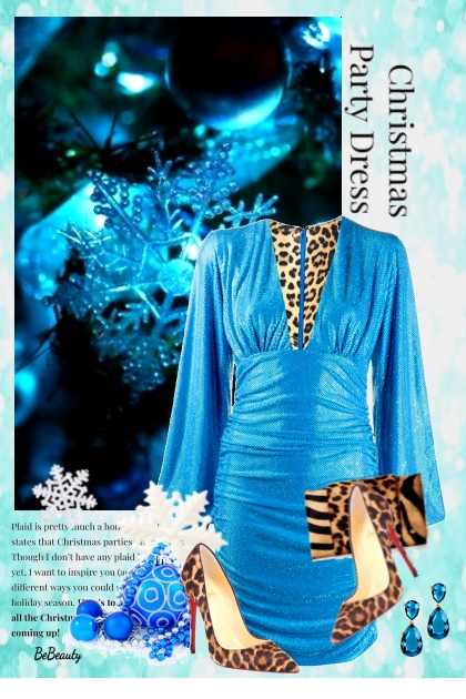 nr 5977 - Christmas party dress- Modna kombinacija