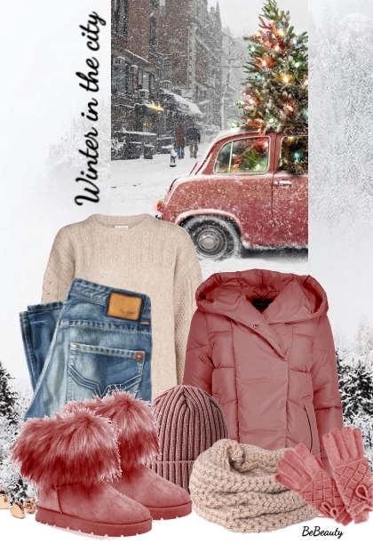 nr 6039 - Winter in the city- Fashion set