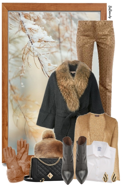 nr 6042 - Winter elegance- Fashion set