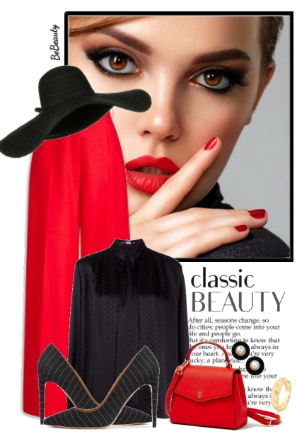 nr 6216 - Chic in red & black- Fashion set