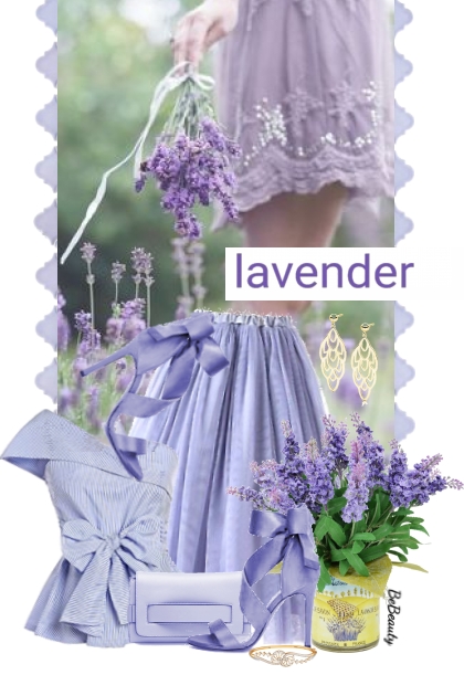 nr 6362 - Lavender- Modna kombinacija