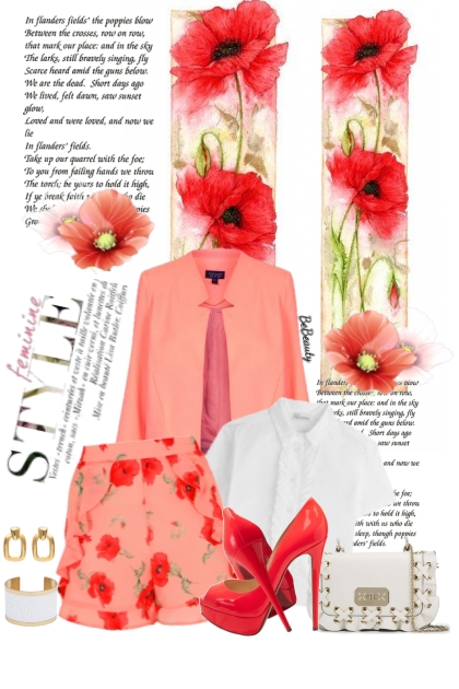 nr 6473 - Poppies- Fashion set