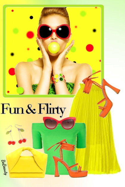 nr 6725 - Fun & flirty- combinação de moda