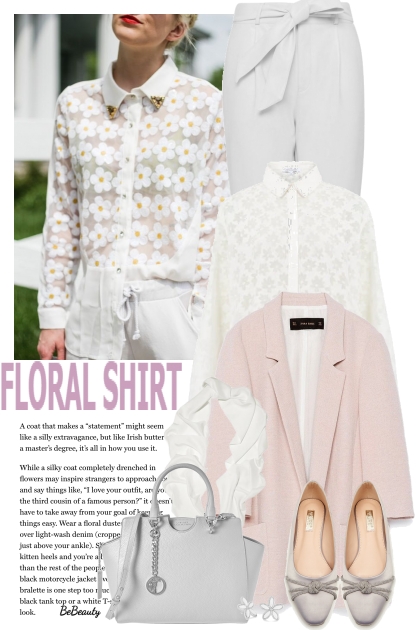 nr 6781 - Floral shirt- コーディネート
