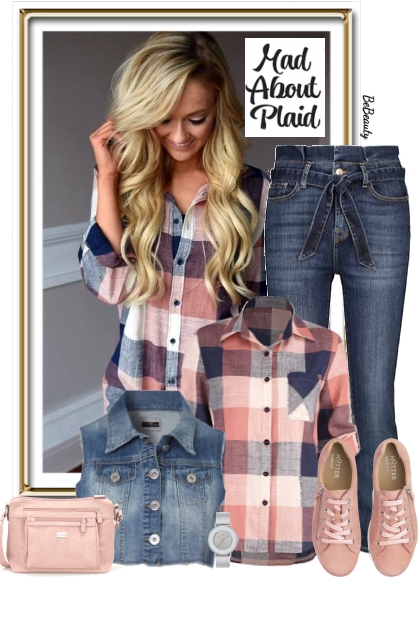 nr 6868 - Plaid shirt- Модное сочетание