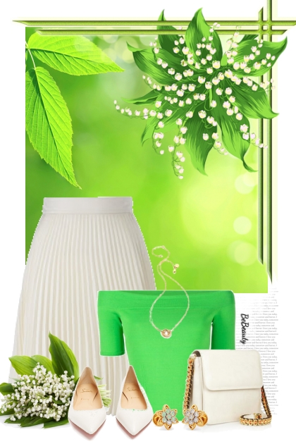 nr 6874 - Lily of the valley- Kreacja