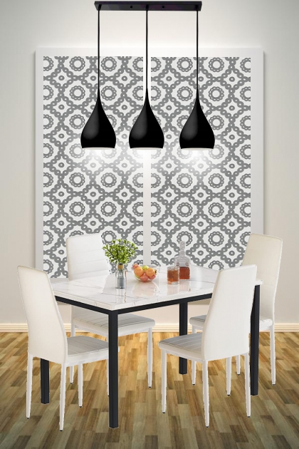 nr 6928 - Dining room- combinação de moda