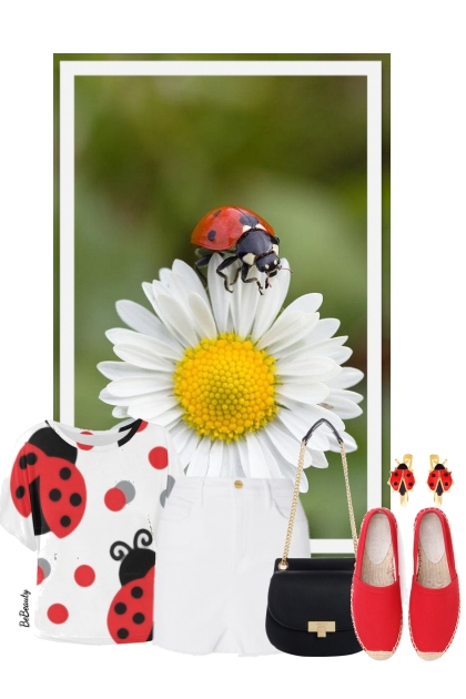 nr 6974 - Ladybug ♥- Modna kombinacija