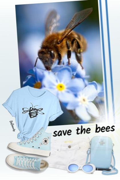 nr 6982 - Save the bees- Combinaciónde moda
