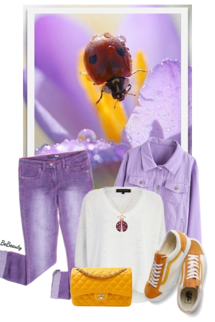 nr 6997 - Ladybug necklace ♥- Fashion set