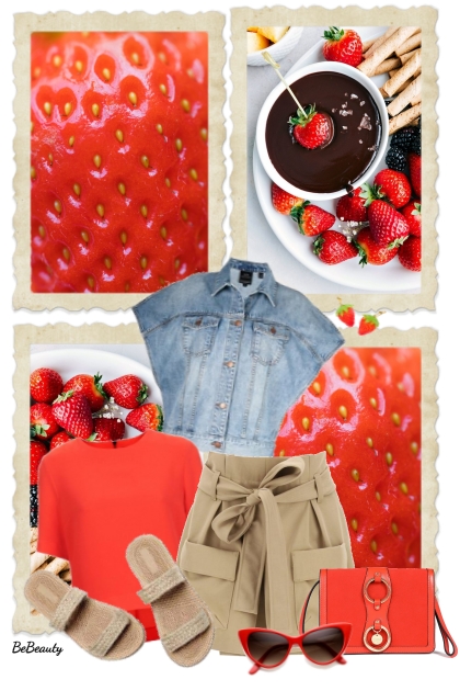nr 7002 - Sweet strawberries- Combinazione di moda
