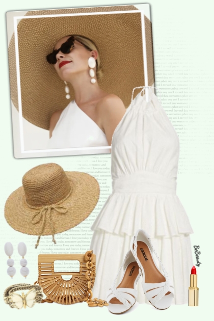 nr 7010 - Summer dress- Модное сочетание