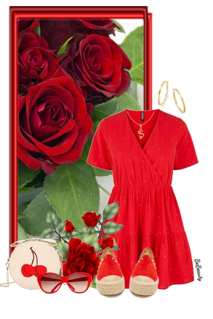 nr 7153 - In red- Fashion set