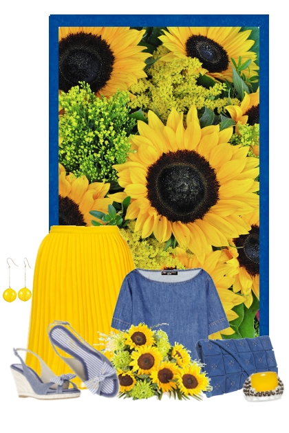 nr 7160 - Sunflowers- 搭配