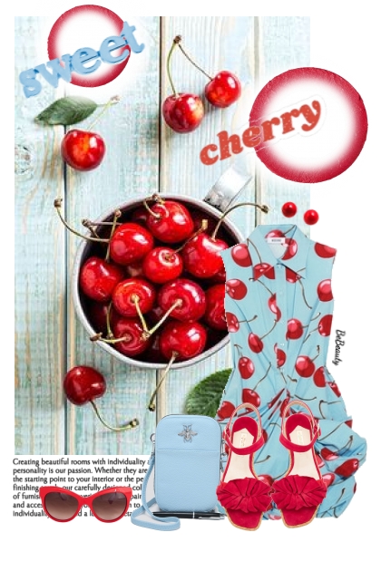 nr 7306 - Sweet cherry- Modna kombinacija