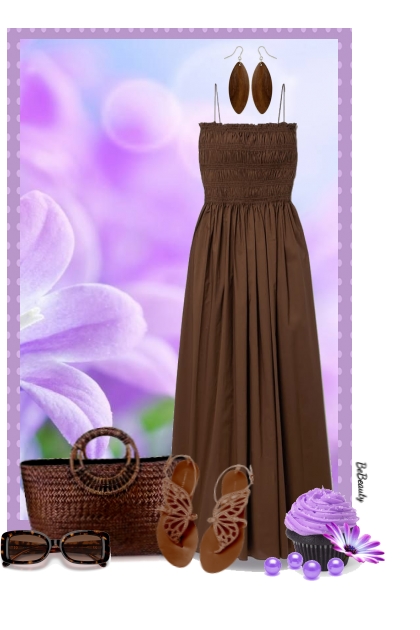 nr 7330 - All in brown- Fashion set