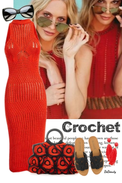 nr 7376 - Crochet- Modna kombinacija