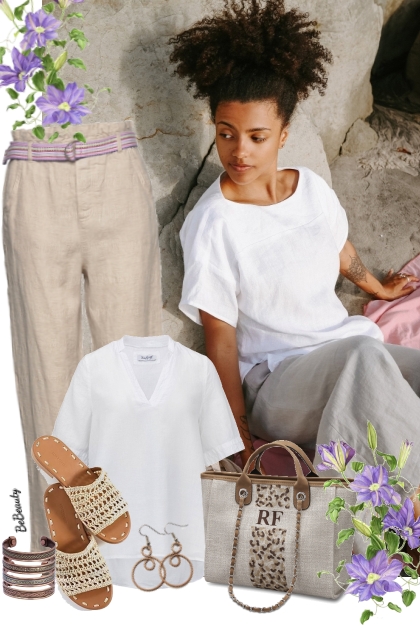 nr 7404 - Linen- Fashion set